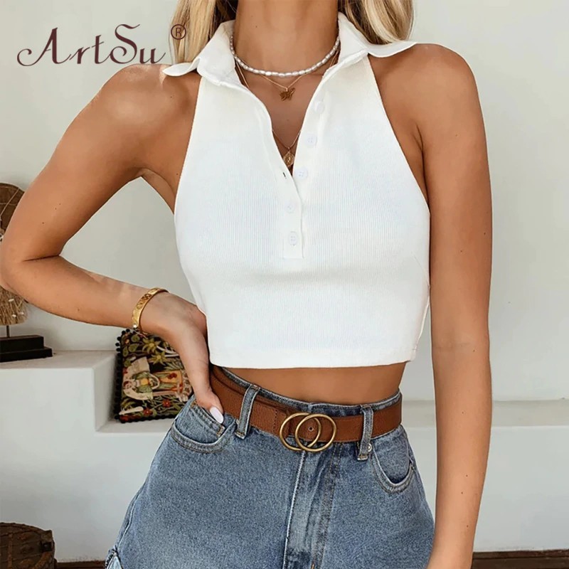 low v neck tank top