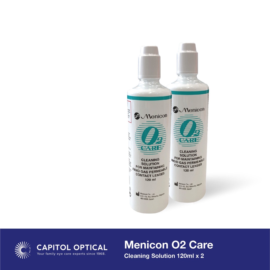 Menicon O2 Care Cleaning Solution 120ml Shopee Singapore