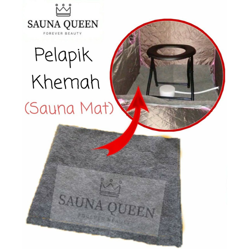 👑 SAUNA QUEEN 👑 Sauna Tent Floor Mat Karpet Sauna Pelapik Khemah