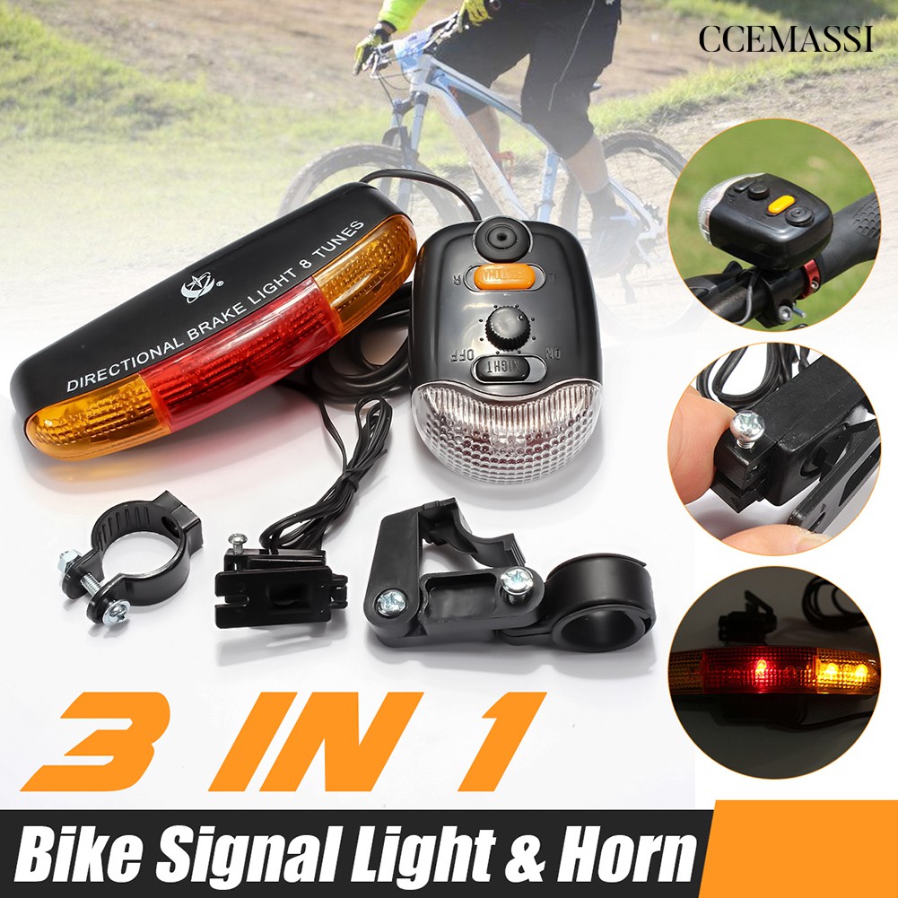 ccem XC-408 Bike Bicycle 7-LED Warning 