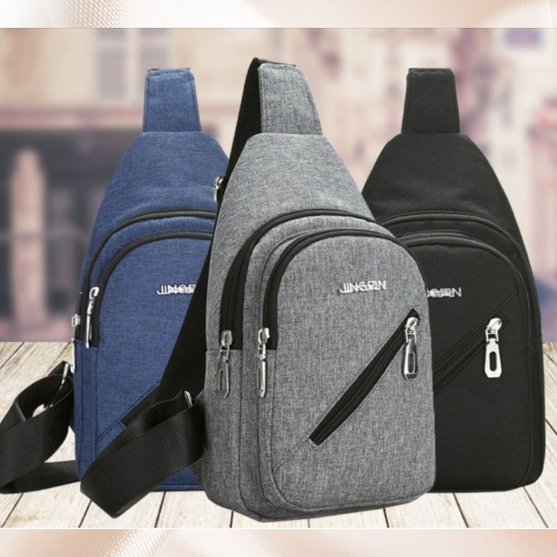 Shop Malaysia Clear Stock Men Cross Body Bag Man Chest Bag Waterproof Sling Beg Sandang Lelaki Beg Dada Lelaki Kalis Air Shopee Singapore