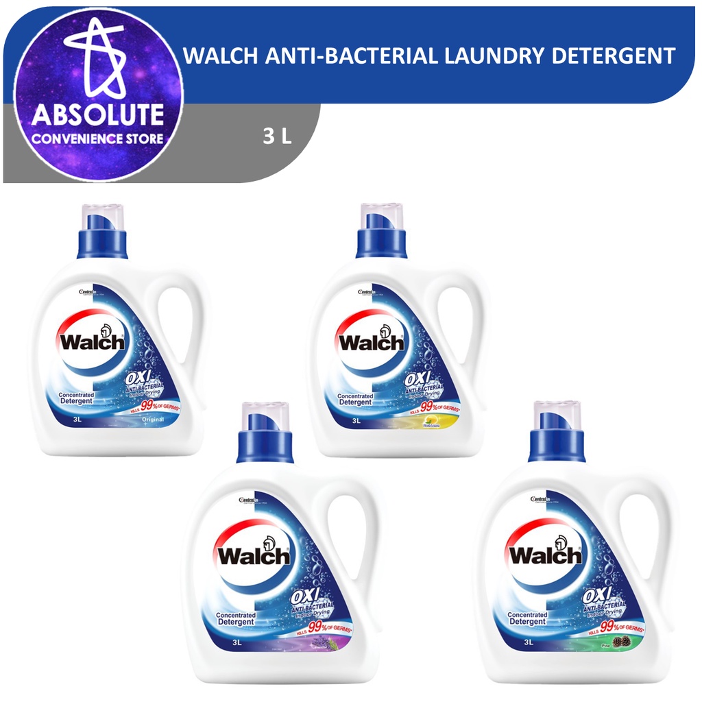 Walch Antibacterial Concentrated Laundry Detergent 3L Shopee Singapore