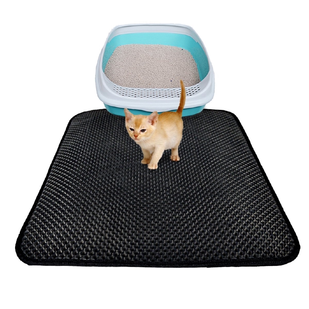 Waterproof Double Layer Cat Litter Mat Pet Kitten Paws Trapper