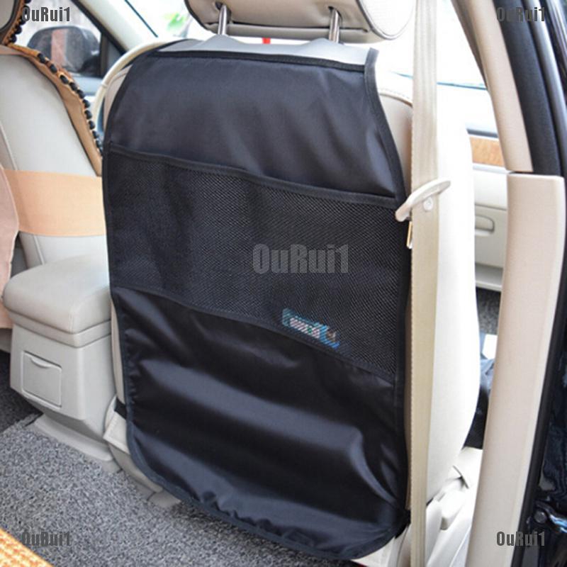 1PC Car Auto Seat Back Protector Cover For Children Kick Pad Mat Storage Bag