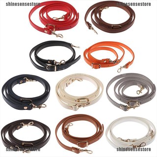 【shine】120cm Leather Shoulder Bag Handle Purse Strap Handbags Belt S