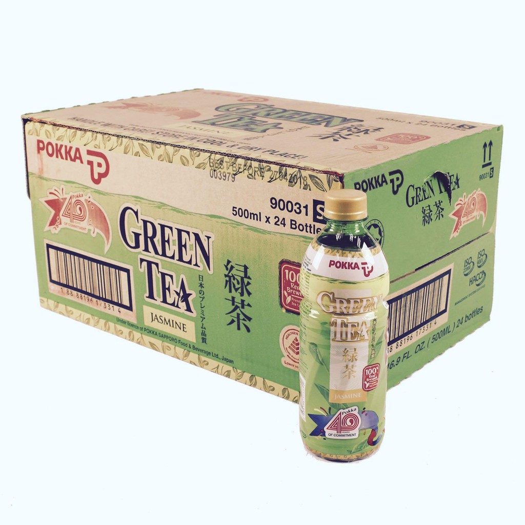 Pokka Green Tea (500ml x 24) Pokka x AislesTiles Shopee Singapore