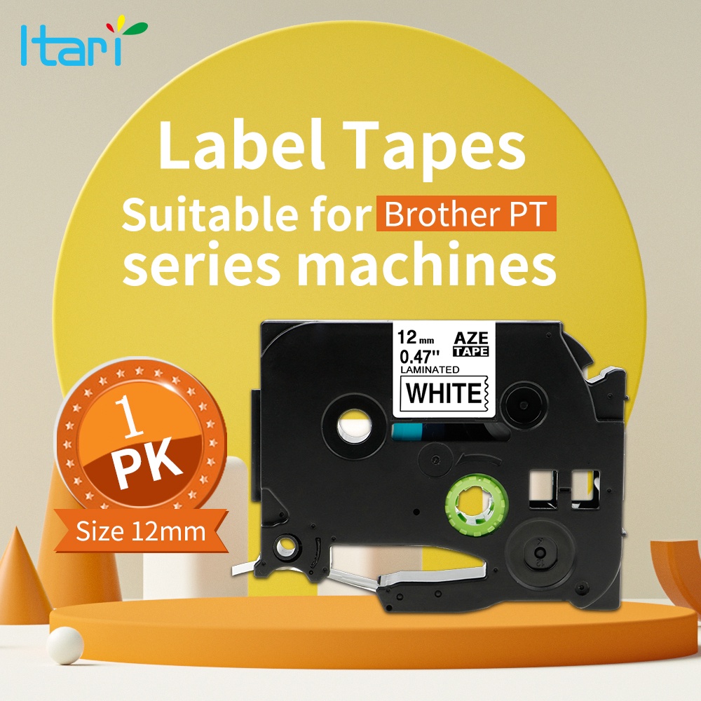 itari TZe231 tze label tape Compatible for Brother Ptouch Label Maker
