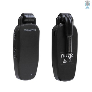 Professional Wireless Guitar Bass Transmitter Receiver System Rechargeable Portable Audio Transmitter for Electric Guitar Bass