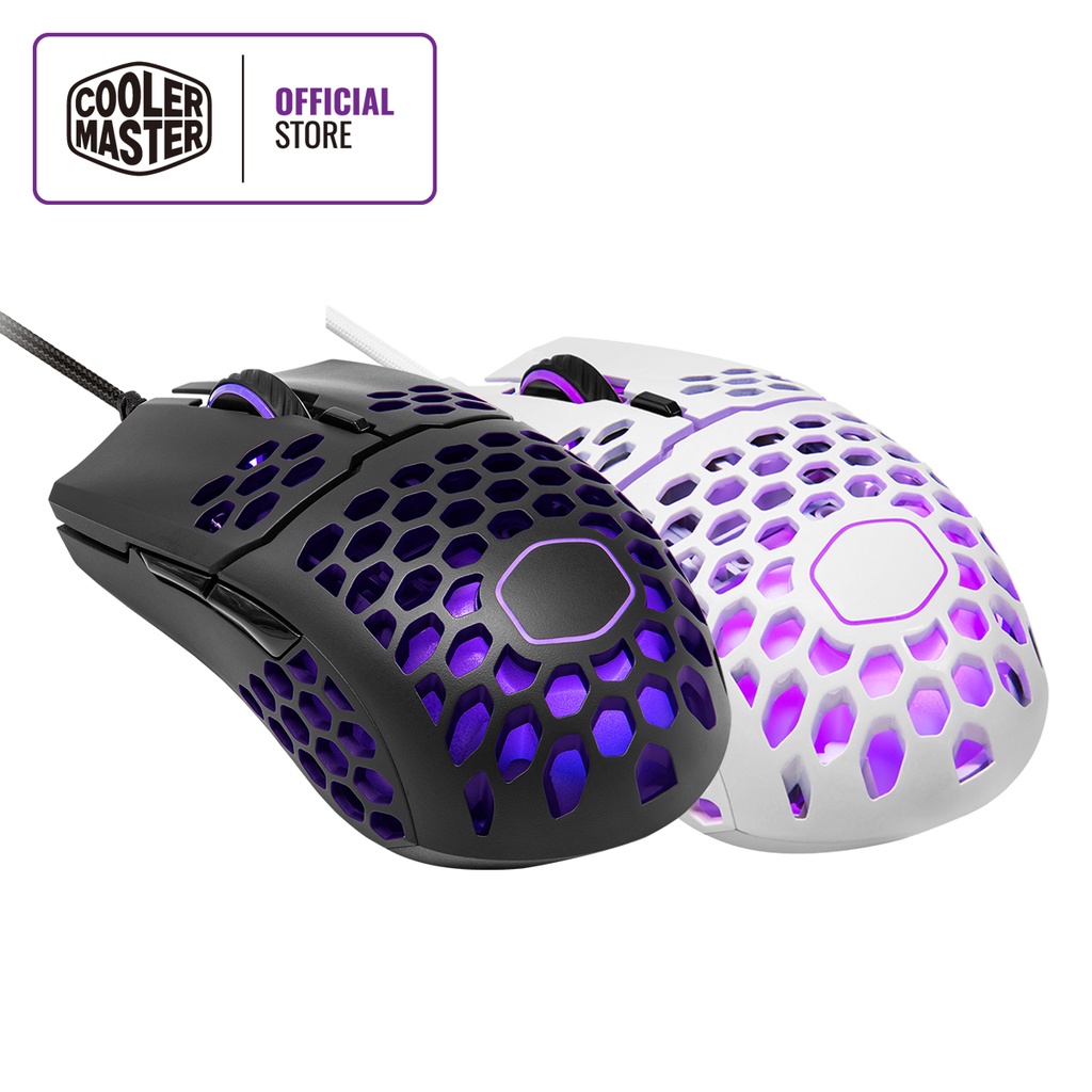 Cooler Master Mm711 Ultralight Gaming Mouse 60g Rgb Illumination Pmw 33 Dpi Dust Water Resistant Shopee Singapore