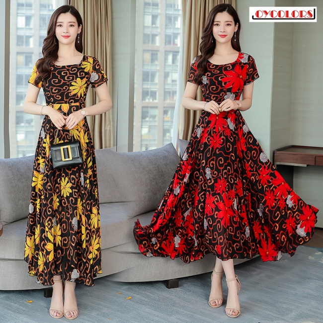 long floral summer dresses