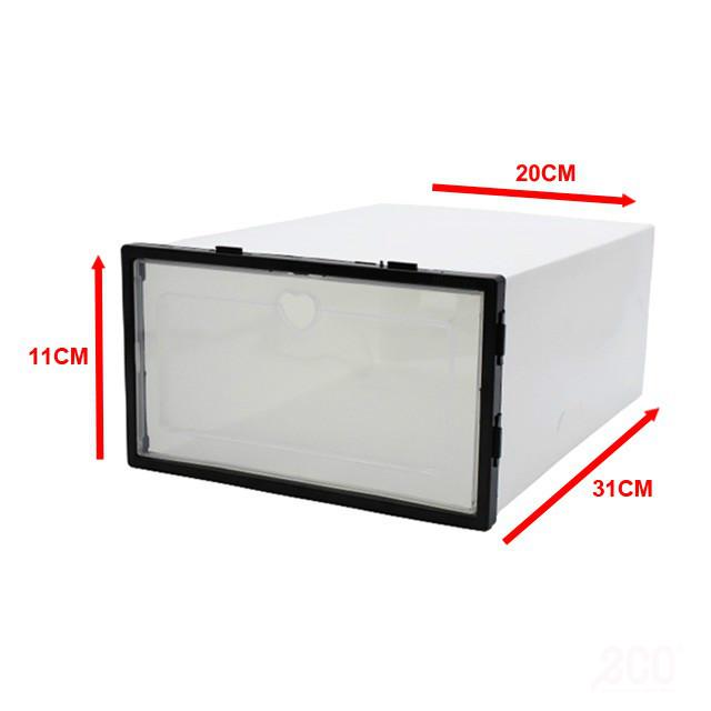 Kotak Kasut Transparent Kotak Kasut Plastik Kotak Kasut Lutsinar Drawer Kasut Shoe Storage Box Shoes Box Shoes Drawer Shopee Singapore