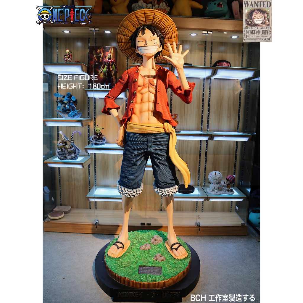 one piece luffy statue