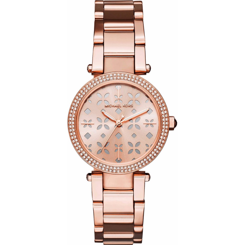mk floral watch