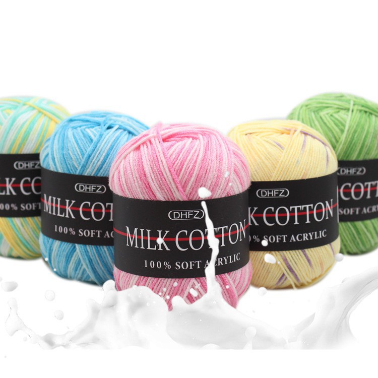 Crochet Knit Super Soft Milk Cotton Yarn | Shopee Singapore