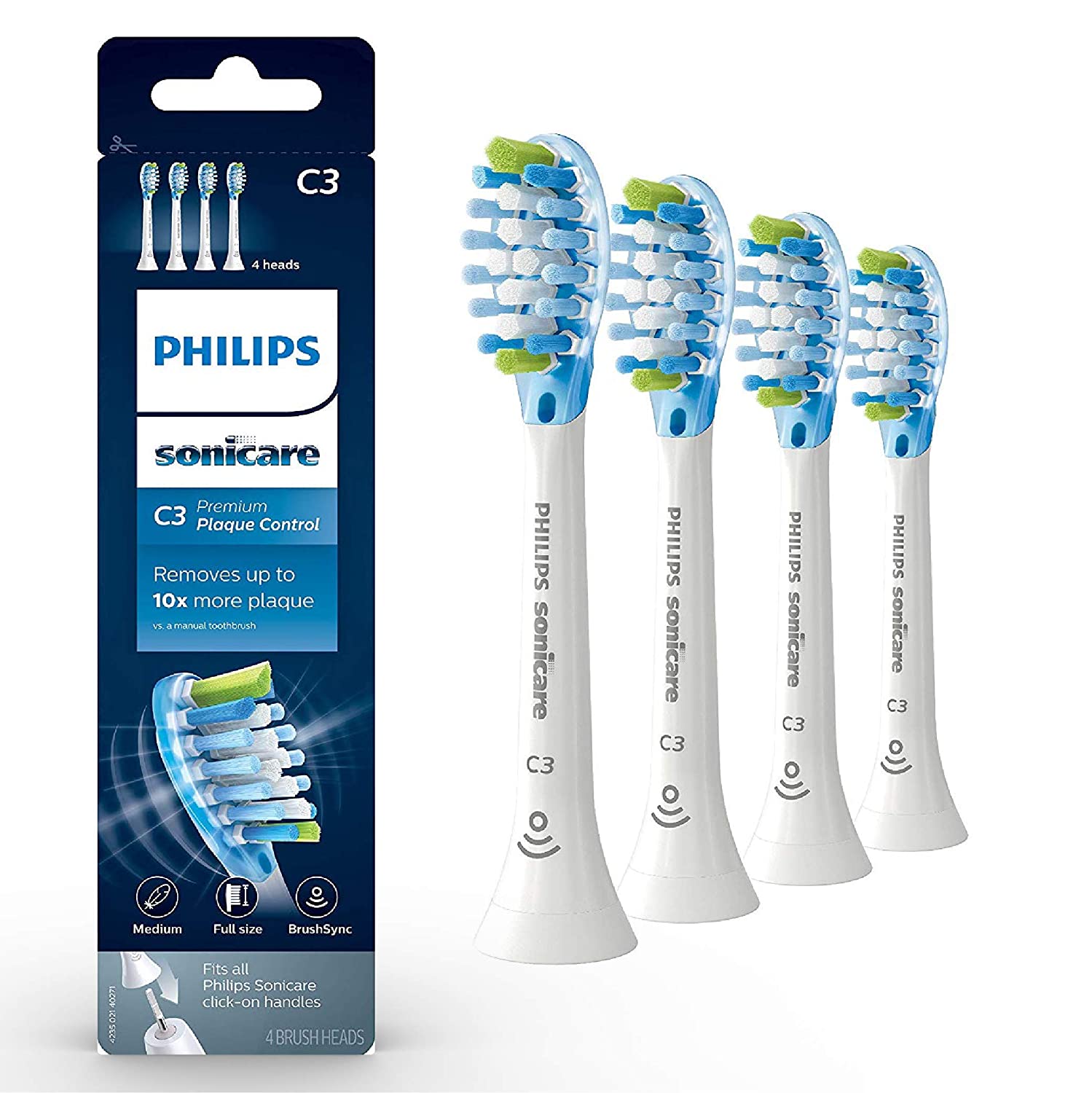 philips sonicare premium plaque control replacement toothbrush heads