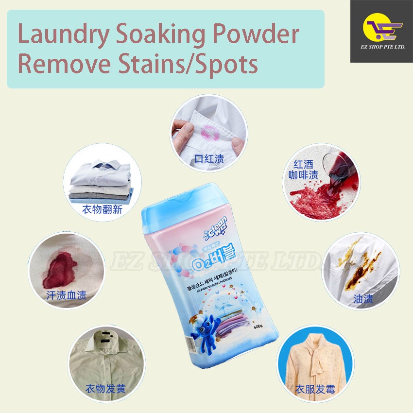 [SG Seller]Salt Fizzed Bleaching Powder/Stain/Laundry Stain Removal
