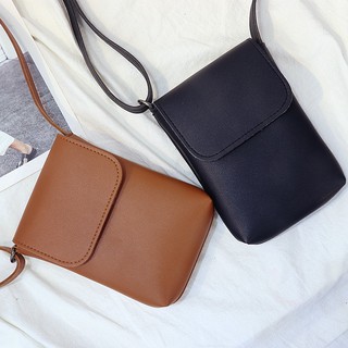 Image of Universal Leather Cell Phone Shoulder Crossbody Bag
