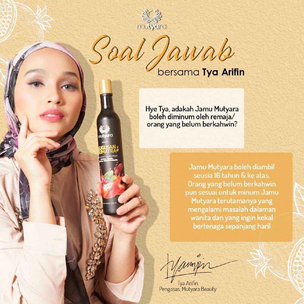 Jamu Mutyara By Tya Arifin Shopee Singapore