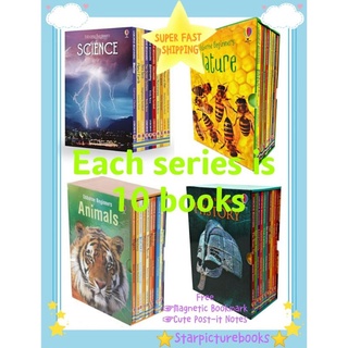 ⭐SG READY STOCK⭐ Usborne Beginners Science, History, Animals, Nature Box Set  (10 books set)