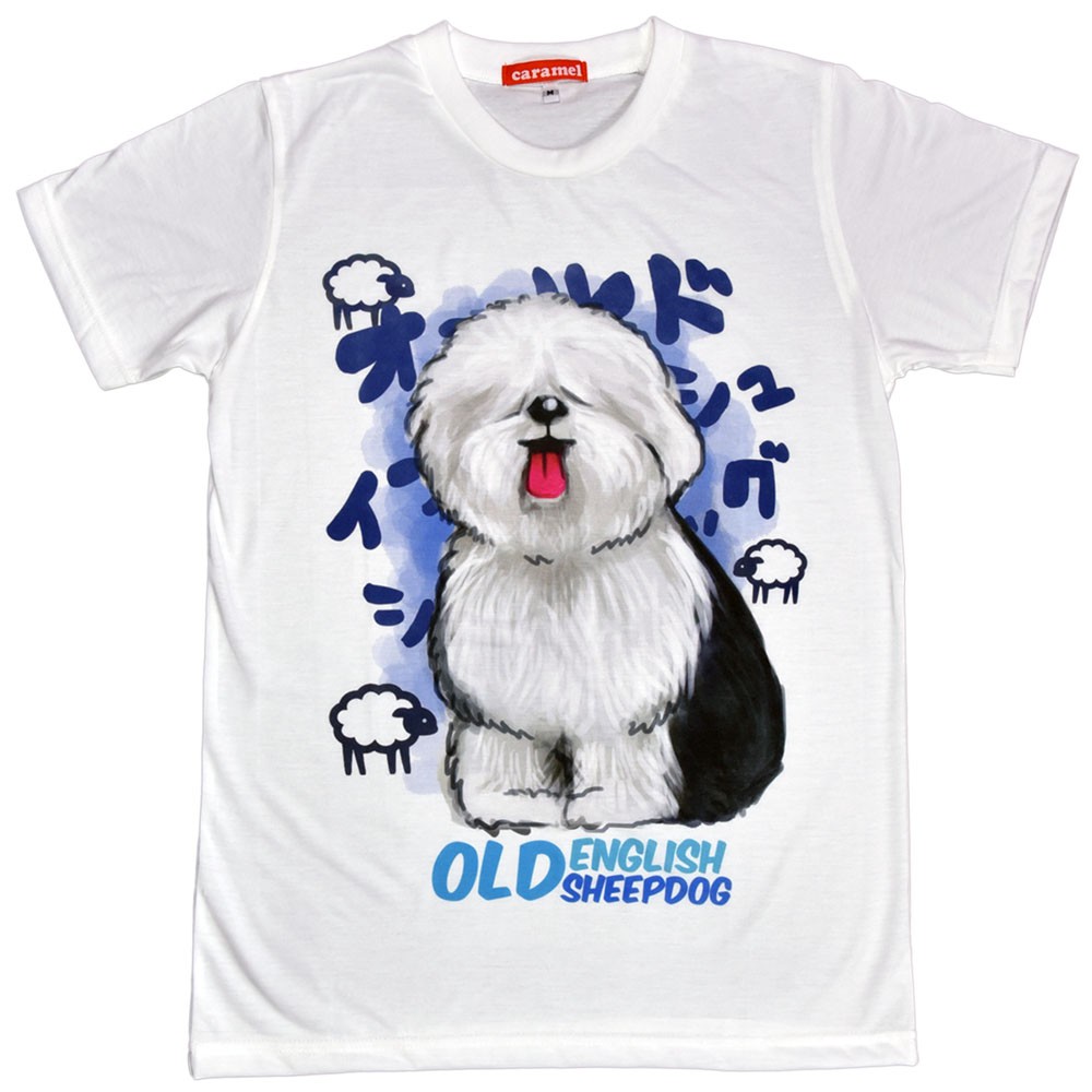 Old English Sheepdog Unisex Graphic T-shirt | Shopee Singapore