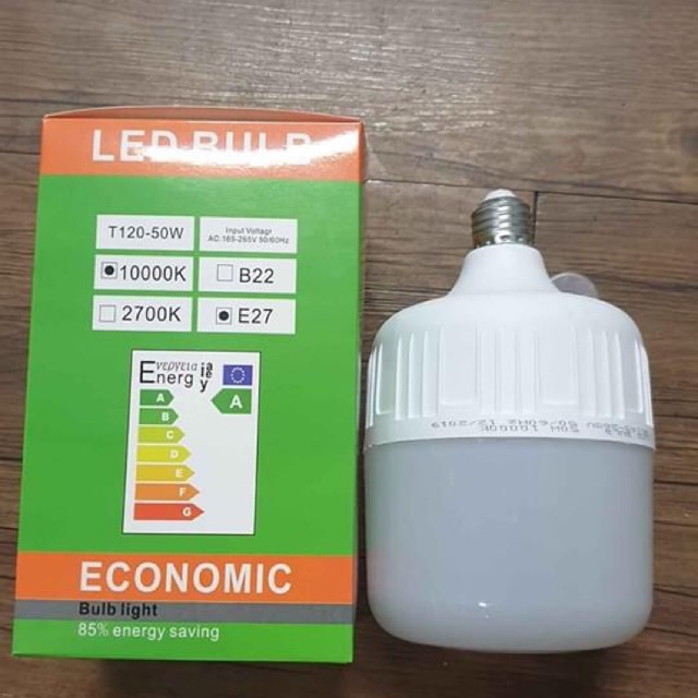 LED BULB E27 50WATT (WHITE) Shopee Singapore
