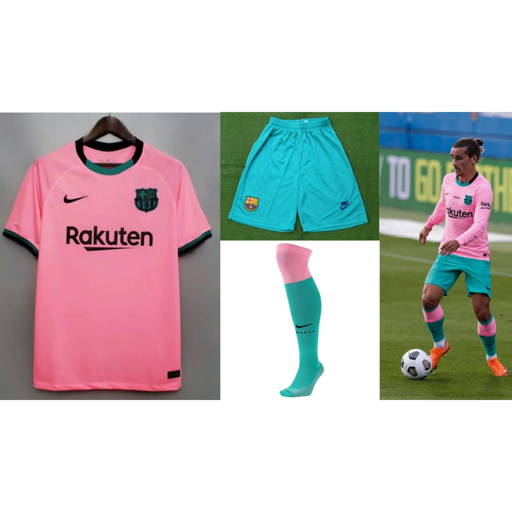 barcelona pink jersey 2020