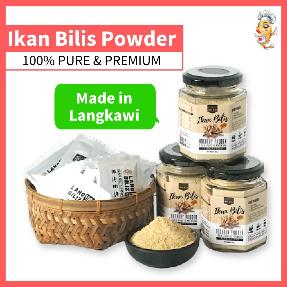 Premium Bilis Fish Powder / Anchovy Rare Fresh And Pure 100g | Shopee ...