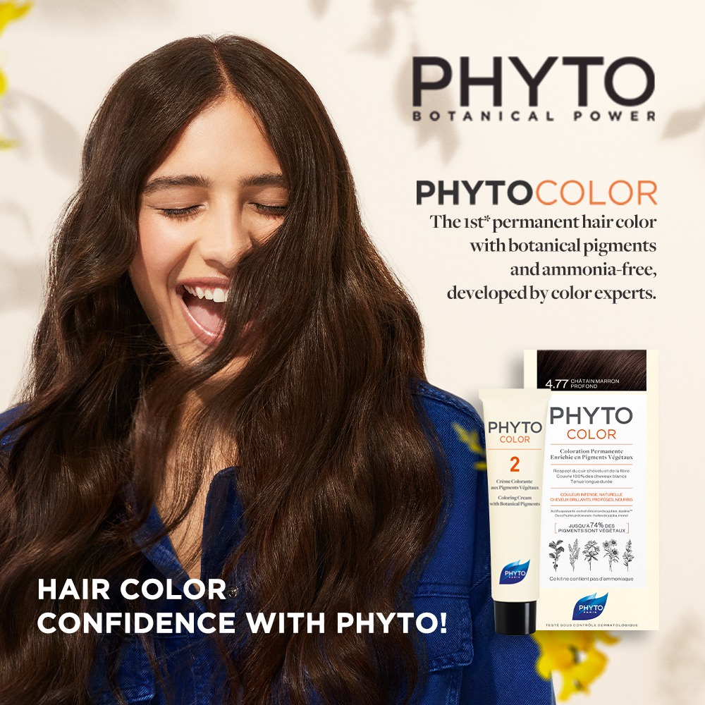 PHYTO Phytocolor Permanent Botanical Hair Color Dye and Ammonia-Free Colour  | Shopee Singapore