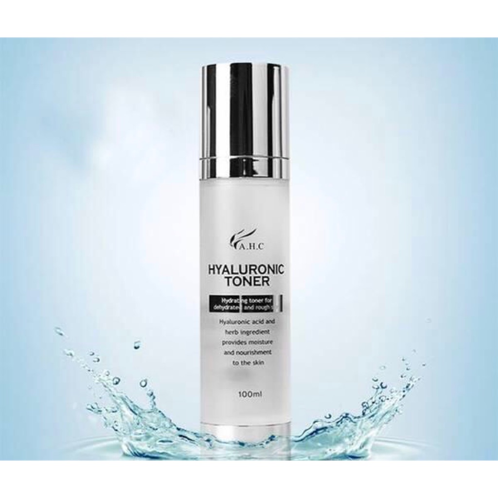 Корейский тонер для лица как использовать. AHC Hyaluronic Dewy Radiance Toner 100ml. AHC тонер Hyaluronic. A.H.C Hyaluronic Dewy Radiance Toner (100ml). AHC тонер с гиалуроновой кислотой.