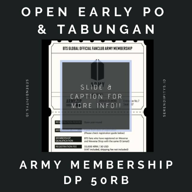 Tabubngan Bts Global Official Fanclub Army Oppo Ship Kit 7th Generation Weverse Official Shopee Singapore