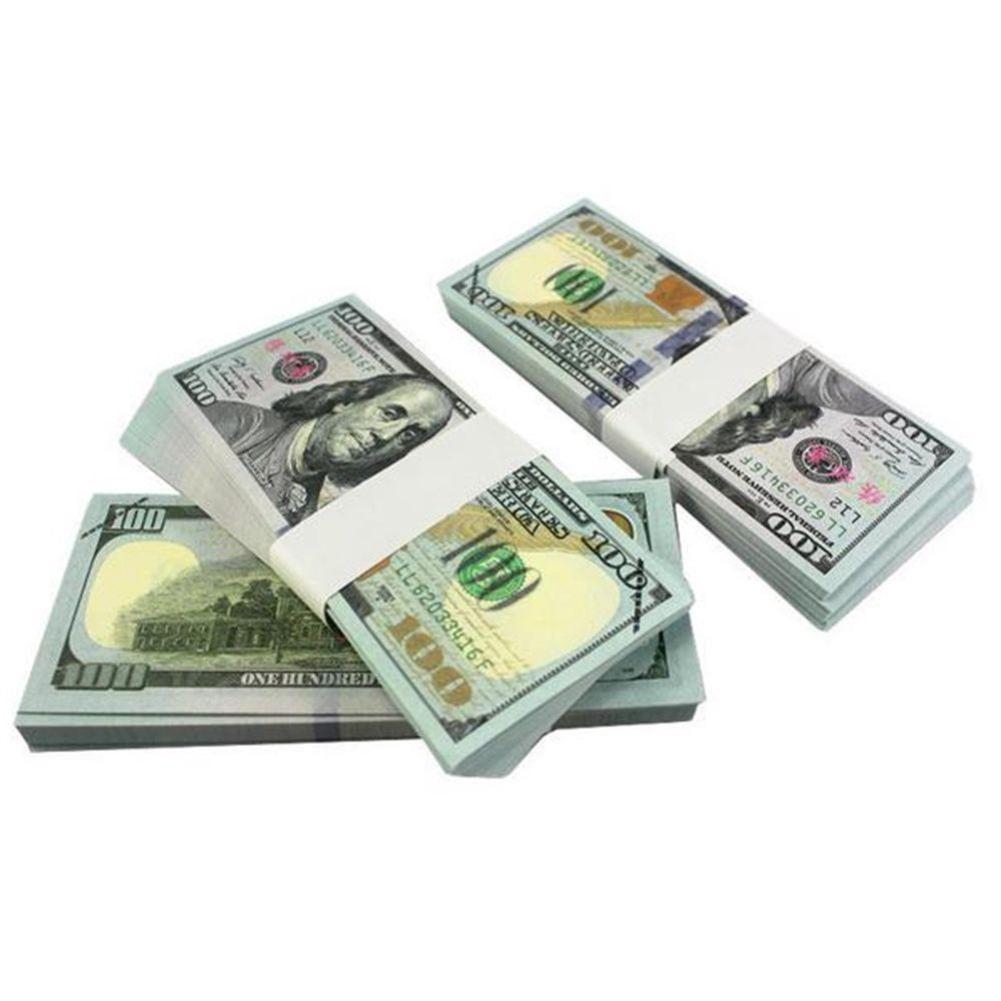 100 Bills Best Novelty Movie Prop Play Money Fake Prank Joke Money Dollars Shopee Singapore