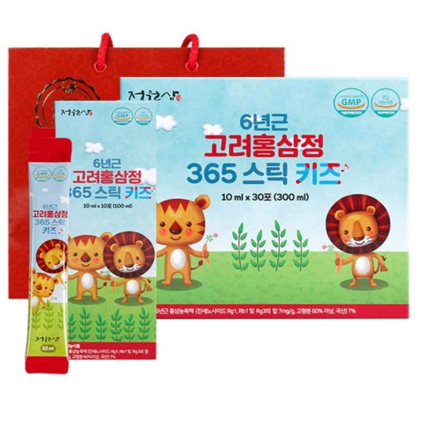 Extrait De Ginseng Rouge Coréen JUNGWONSAM - 6 Ans - 10g X 100 Bâtonnets - Neuf