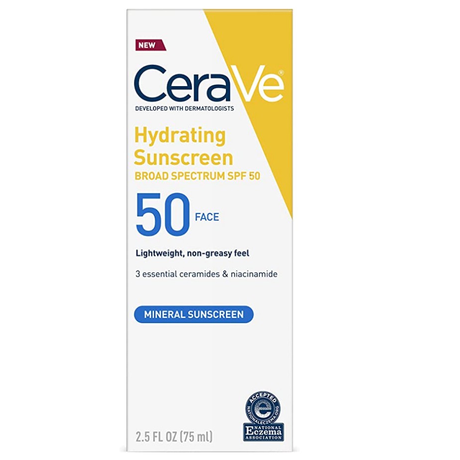 cerave hydrating sunscreen with sheer tint