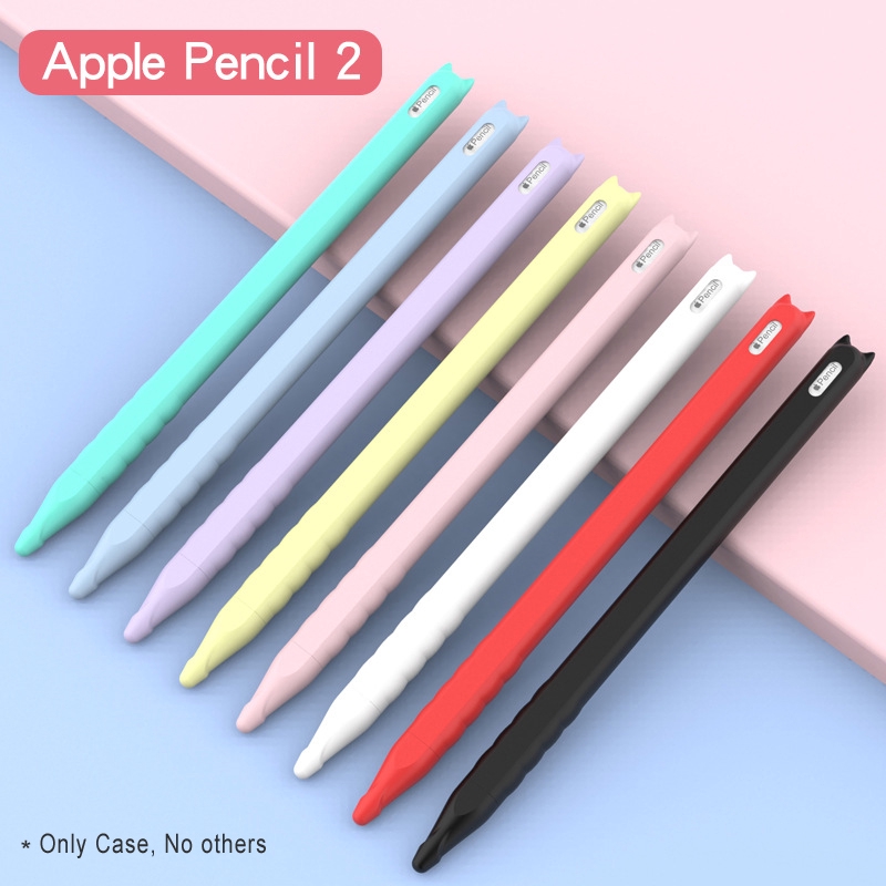 Apple Pencil 2nd Generation Soft Silicone Protective Cover Fashion Cute Silicone Case Shopee Singapore