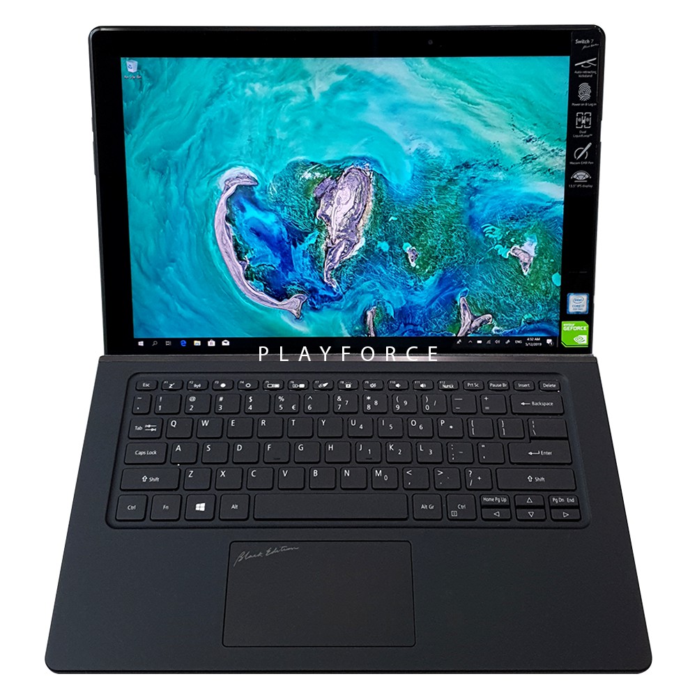 Acer Switch 7 Black Edition I7 8550u Mx150 512gb Ssd 13 Inch Pre Owned Shopee Singapore