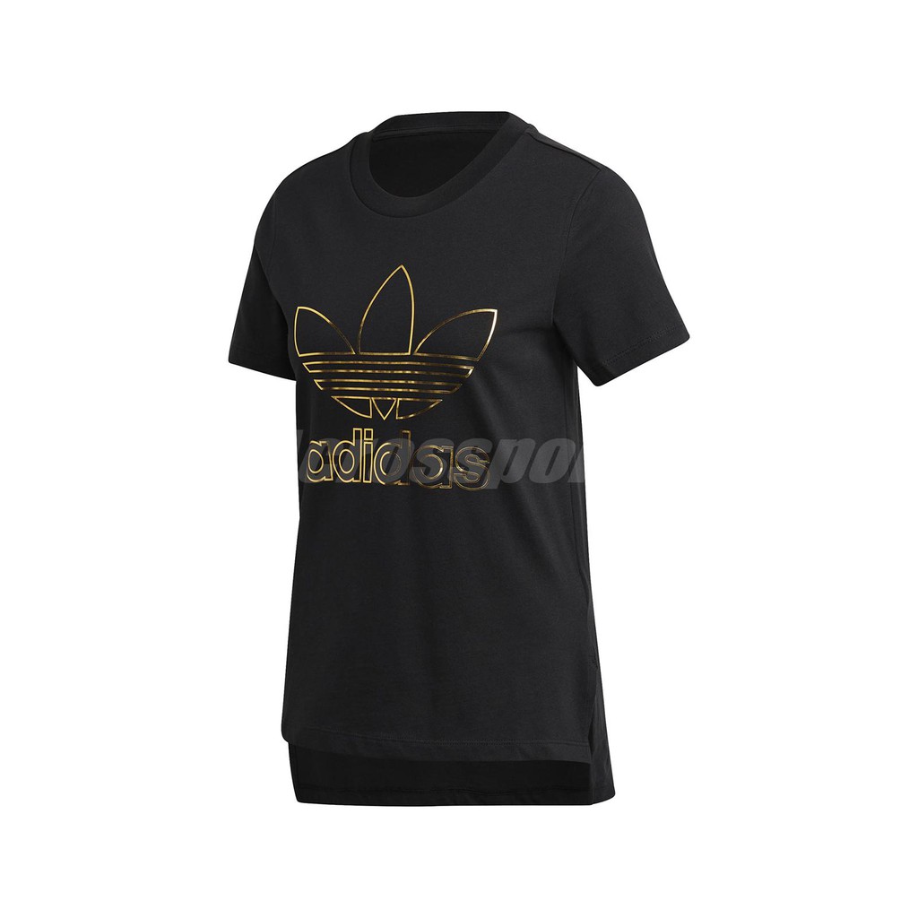 black and gold adidas top
