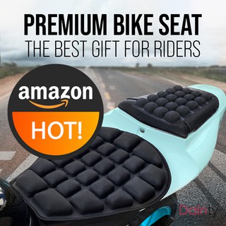 💗【HOT】Patented Airbag Cushion Bike Seat 💗 Premium 5D Air Pad Stress Relief Washable Booster Motorbike 💗 Dainty