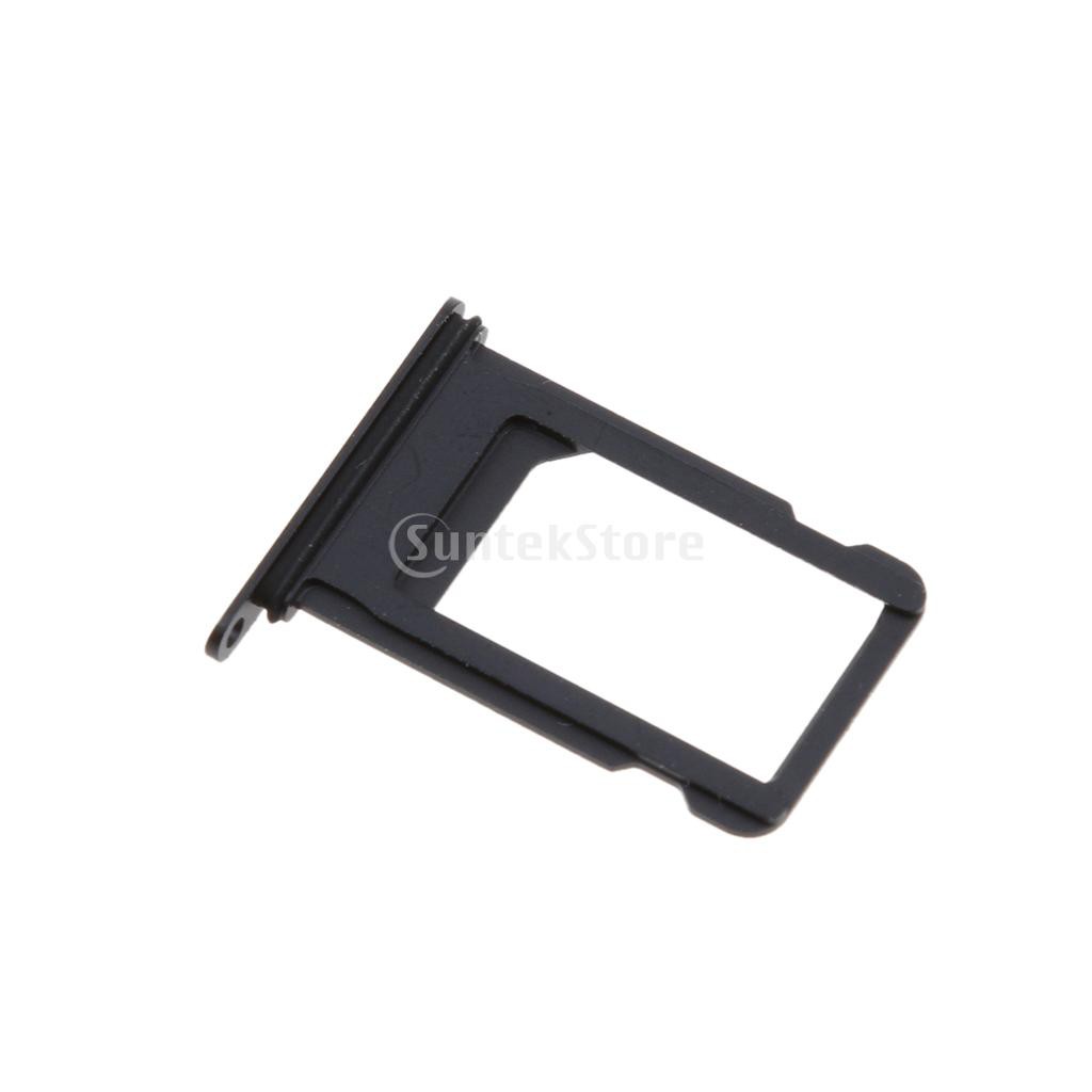 Nano Sim Card Holder Tray Slot Replacement Part For Iphone 7 Black Shopee Singapore