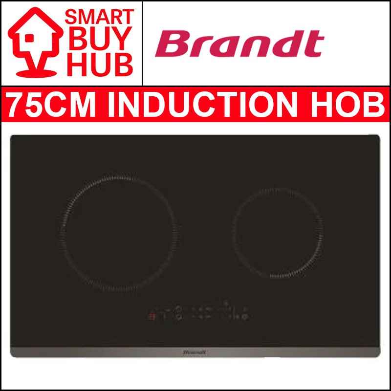 BRANDT BPI6230BL 75cm 2ZONE INDUCTION HOB Shopee Singapore