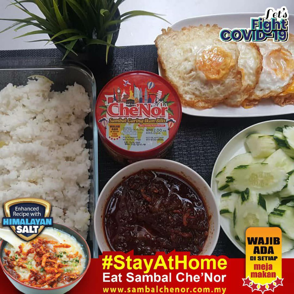 Sambal Ikan Bilis Garing Sambal Udang Sambal Kicap Che Nor Shopee Singapore