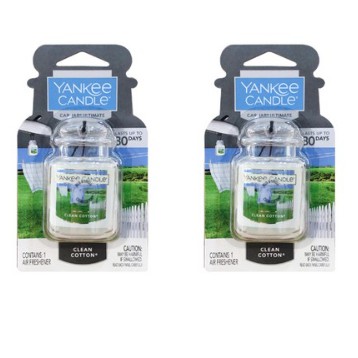 [Yankee Candle] Yankee candle car jar ultimate,Clean cotton, 1 set