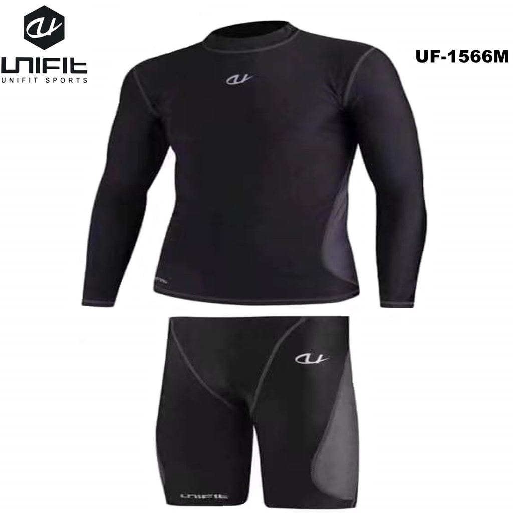 UNIFIT Men's Rash Guard Swimsuit Swimwear Dri-Fit Rash Terno Tokong UF-1566M