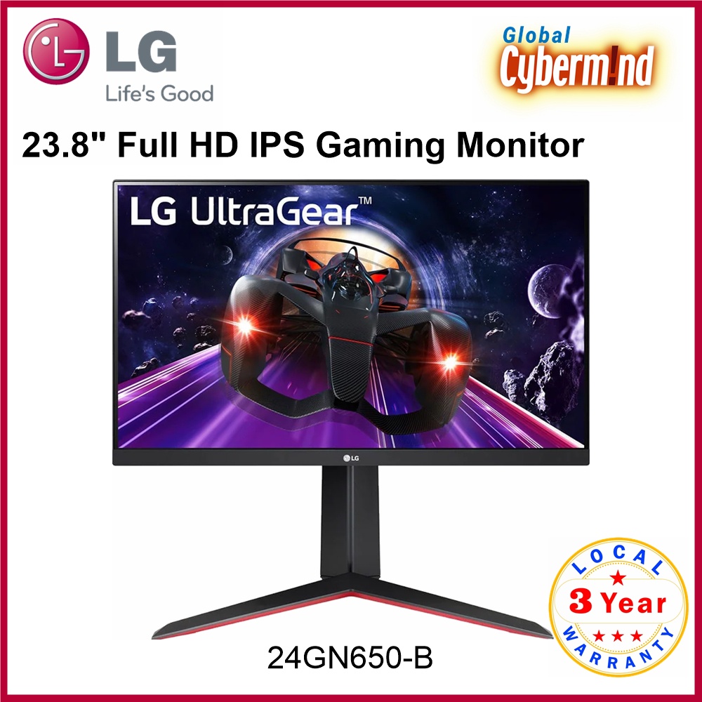 LG UltraGear 24GN650 23.8" Full HD IPS Gaming Monitor With AMD FreeSync ...