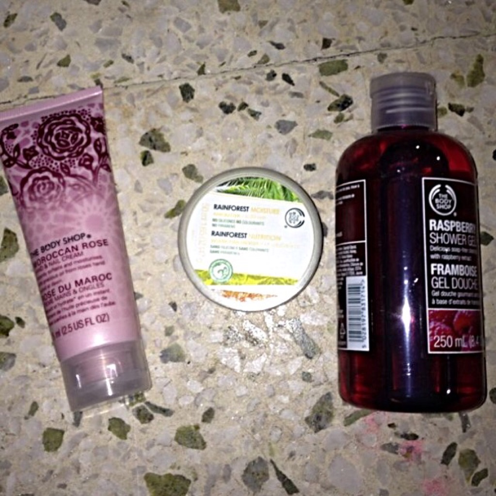 The Body Shop Body Shower Gel Hand Cream And Hair Butter | Shopee Singapore