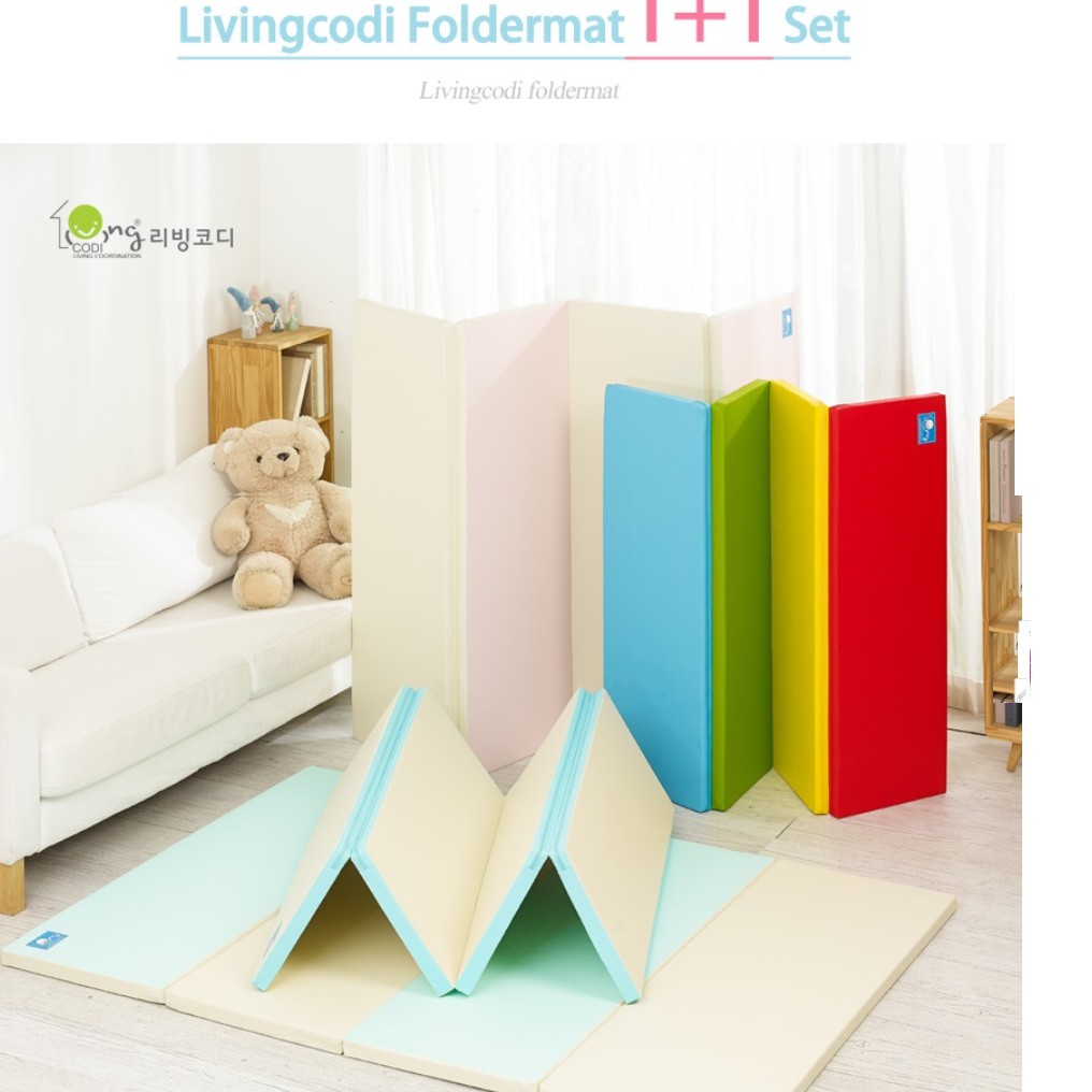 Living Codi 1 1 Foldable Soft Cushion Baby Playmat Play Mat