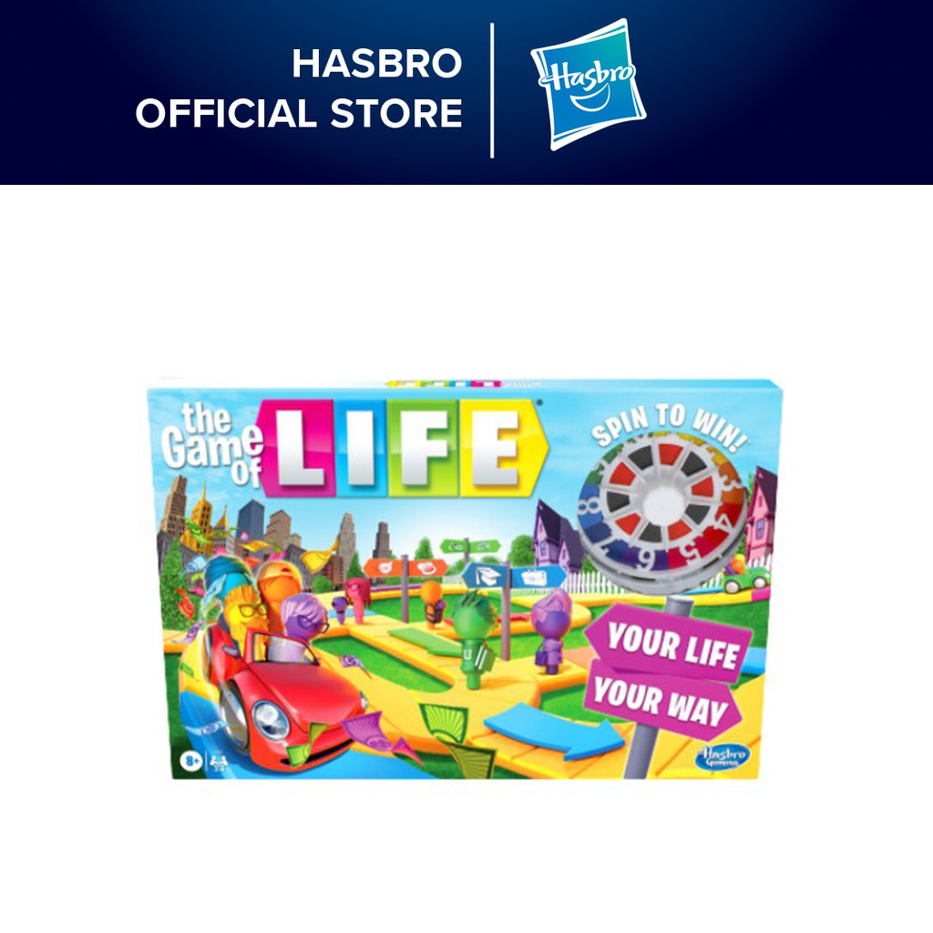 Hasbro Gaming The Game of Life Game, Family Board Game for 2-4 Players ...