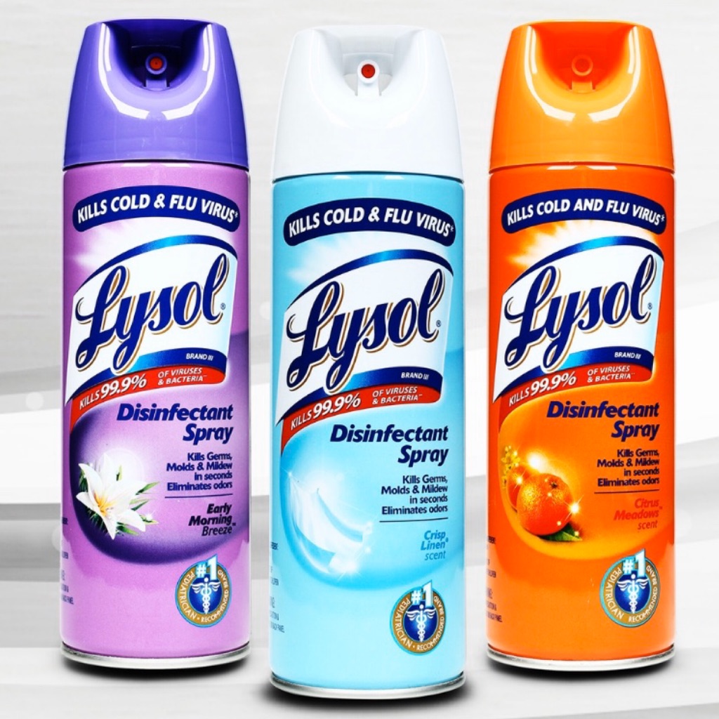 Lysol Disinfectant Spray Wt 170g /340g / 510g) Shopee Singapore