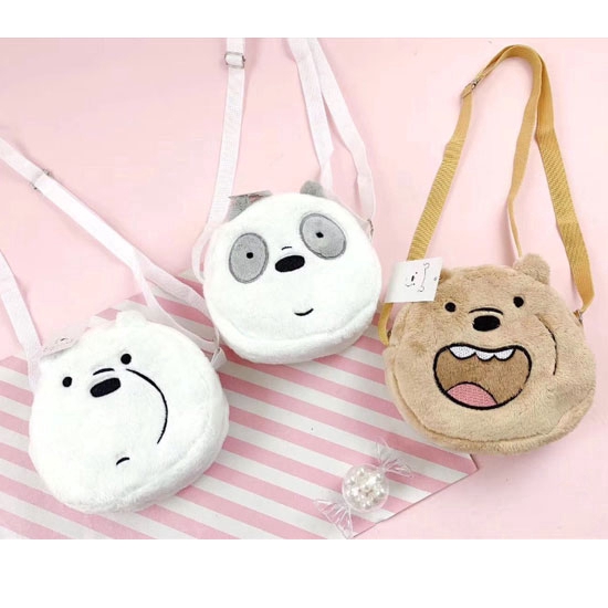 we bare bears sling bag