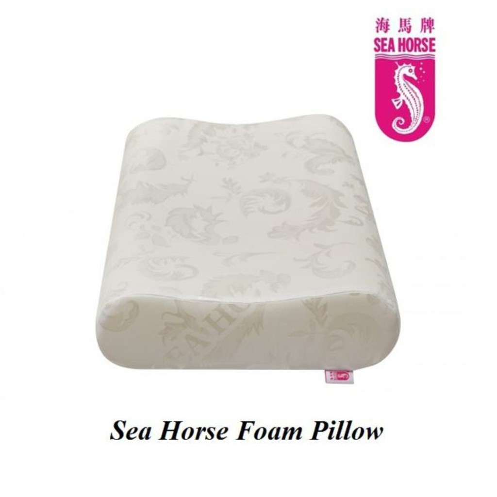 Seahorse contour outlet pillow