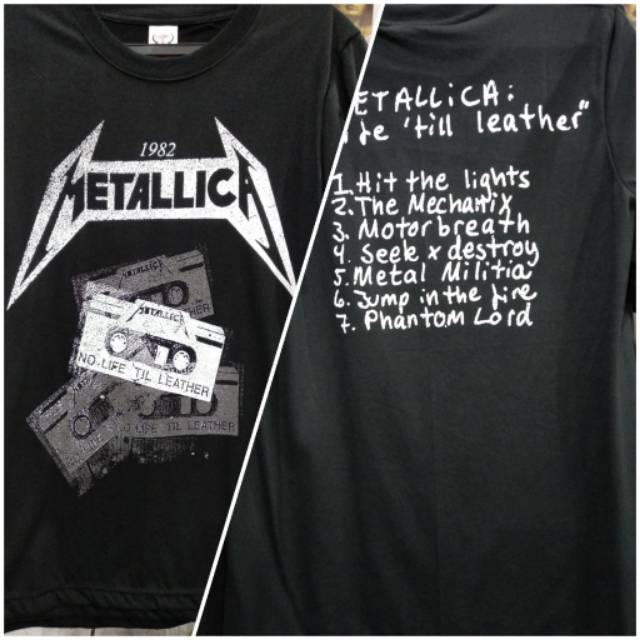 Metal Band T Shirt Metallica Never Underground Prapatan Rebel Shopee Singapore - metallica shirt x roblox